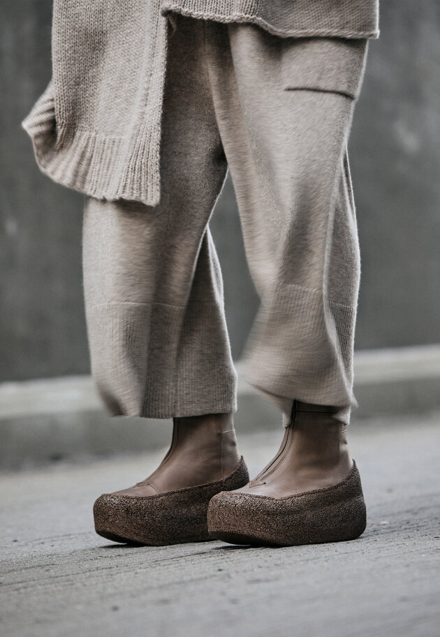Sort Aarhus - Knitted 3/4 pants