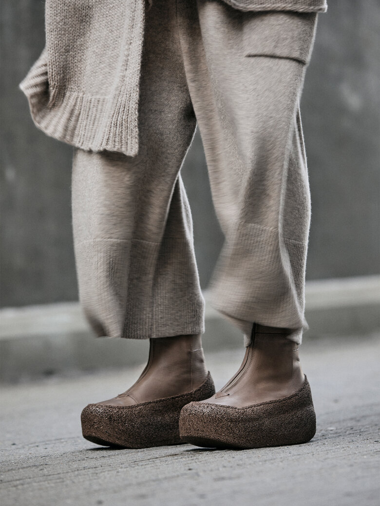 Sort Aarhus - Knitted 3/4 pants