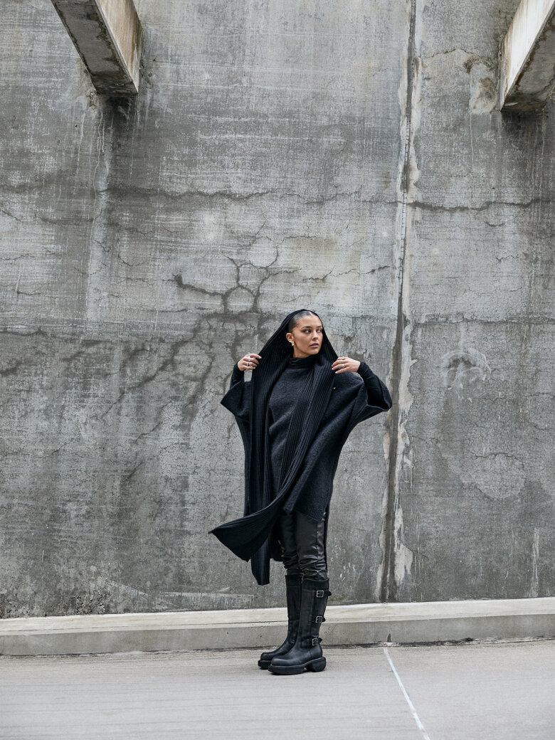Sort Aarhus - Oversize bluse 