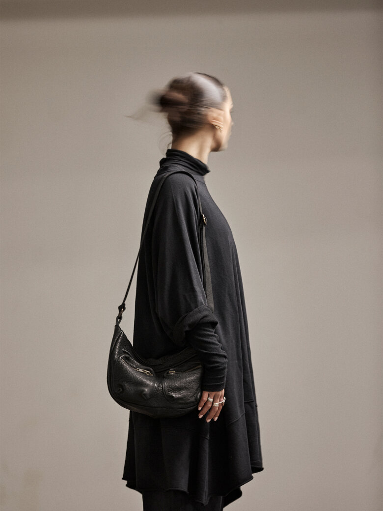 Bag, shrunk leather