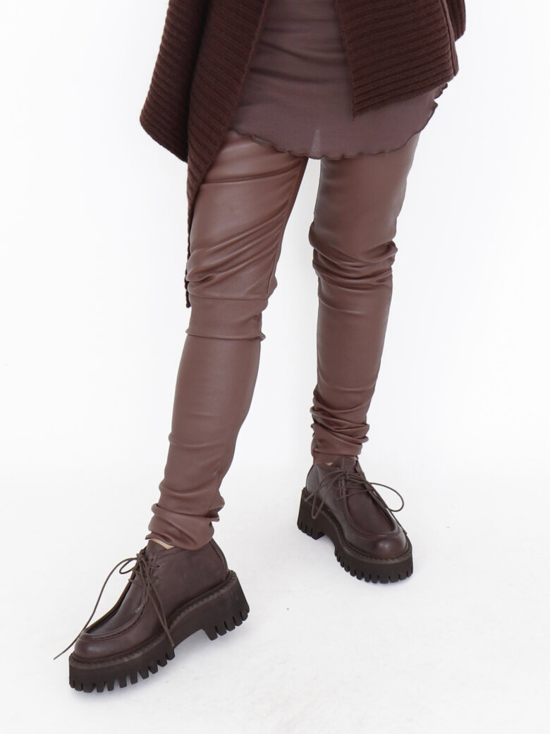Sort Aarhus - Leather leggings
