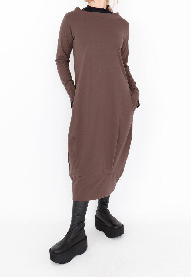 Sort Aarhus - Dress with boat neckline