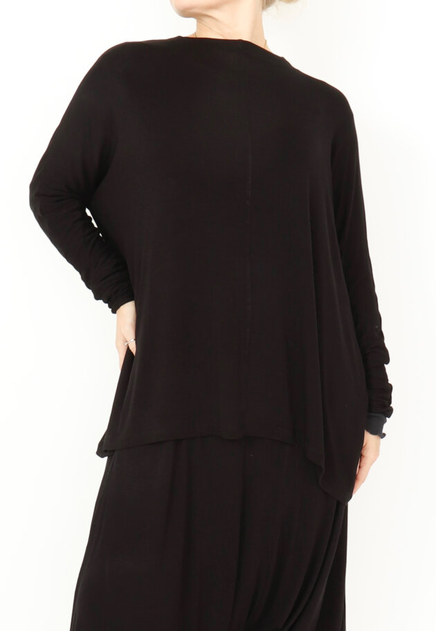 Sort Aarhus - Wide fit blouse Sort Aarhus - Wide fit blouse