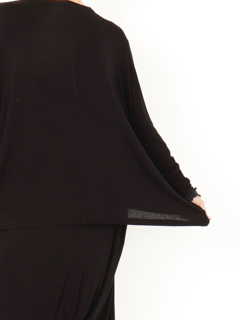 Sort Aarhus - Bluse med bred pasform