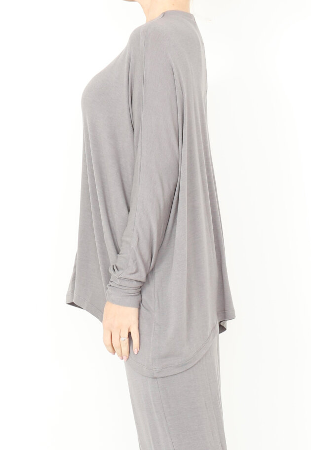 Sort Aarhus - Bluse med bred pasform
