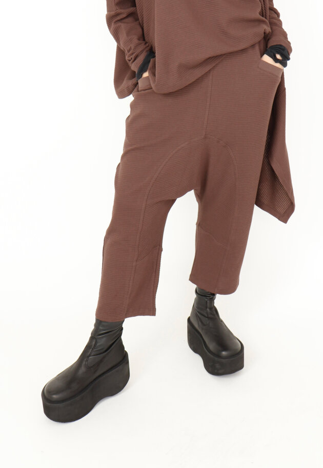 Sort Aarhus - 3/4 baggy pants with pockets Sort Aarhus - 3/4 baggy pants with pockets