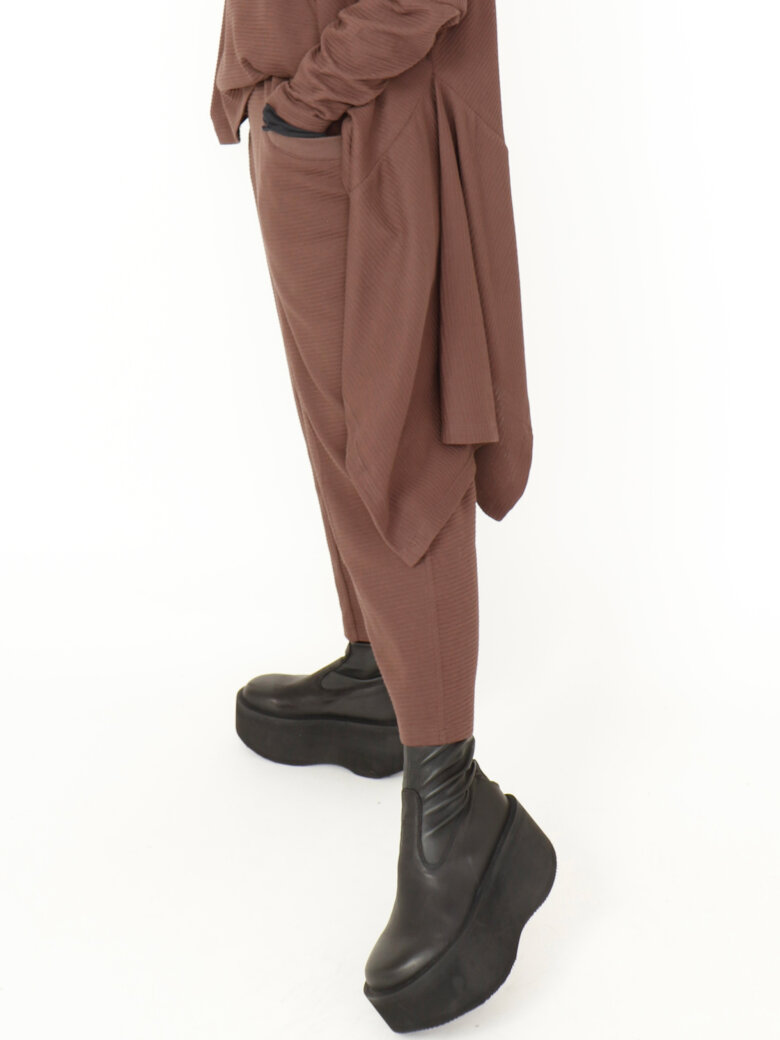 Sort Aarhus - 3/4 baggy pants with pockets