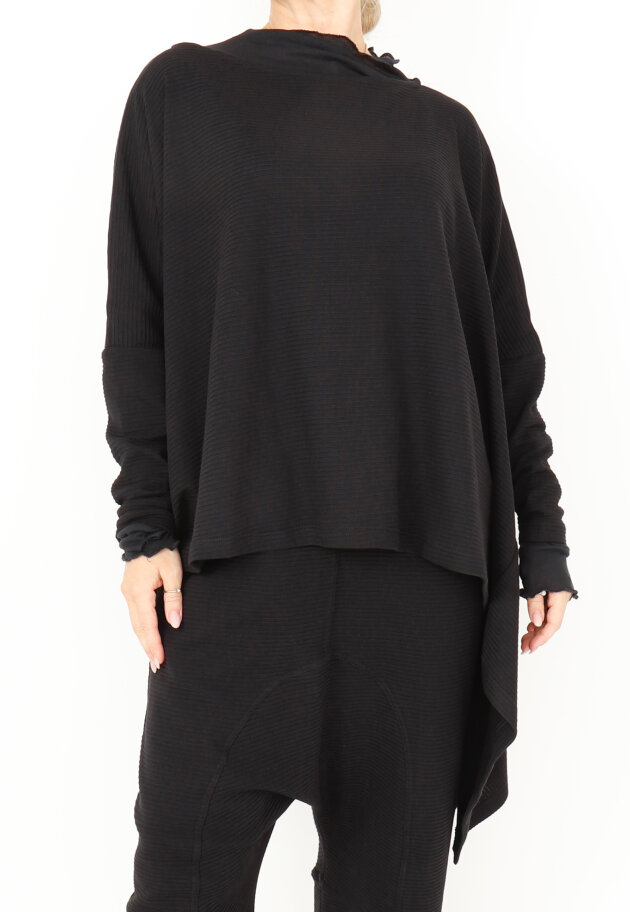 Sort Aarhus - Oversize blouse Sort Aarhus - Oversize blouse