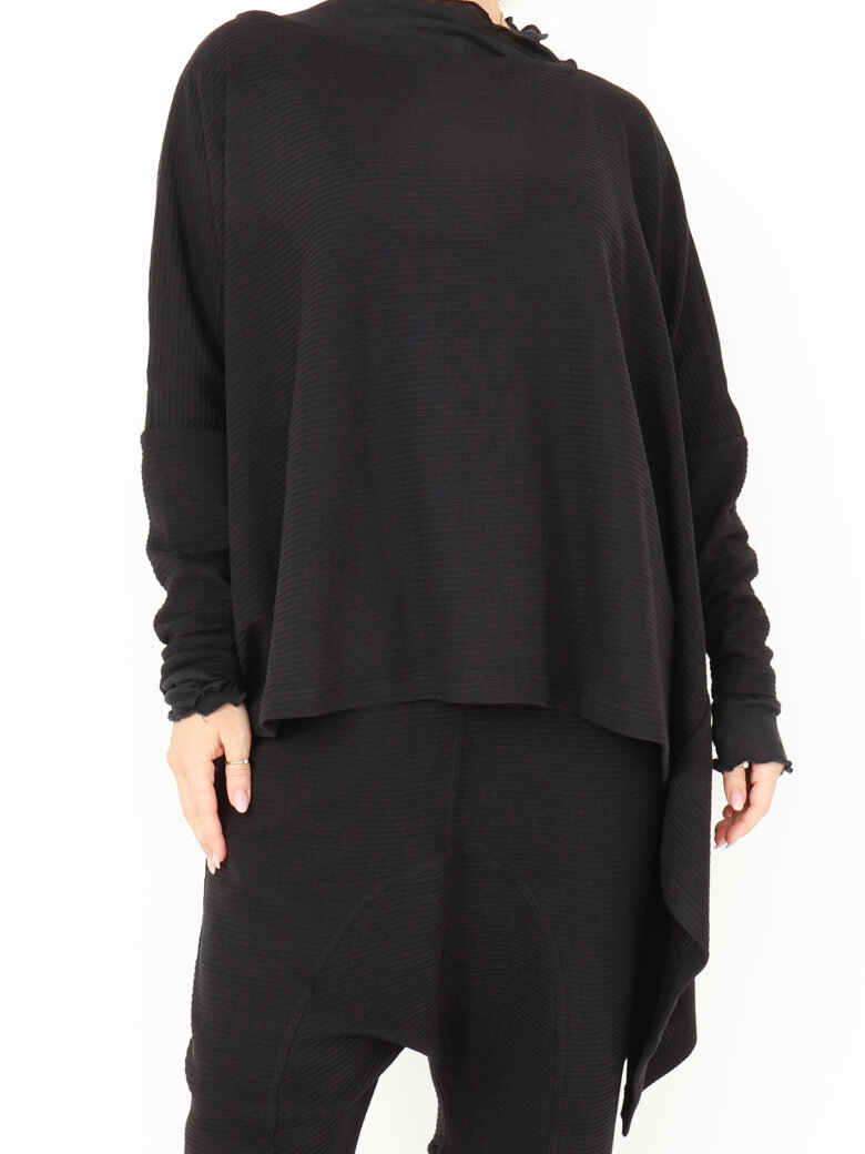 Sort Aarhus - Oversize blouse