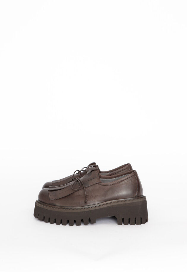 Lofina - Chunky loafer med frynser