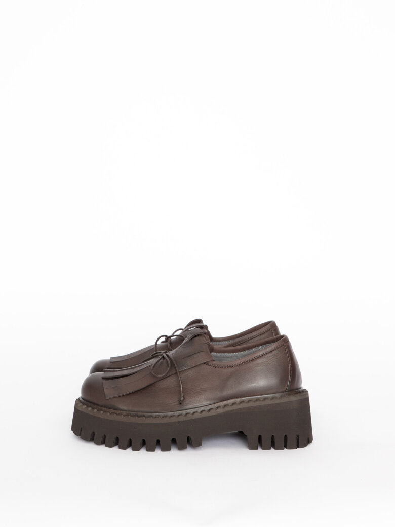 Lofina - Chunky loafer med frynser