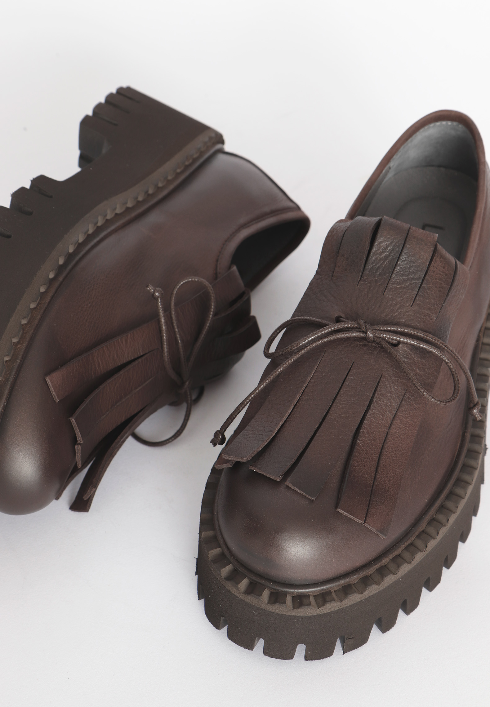 Shoes - Lofina - Fringed chunky loafers