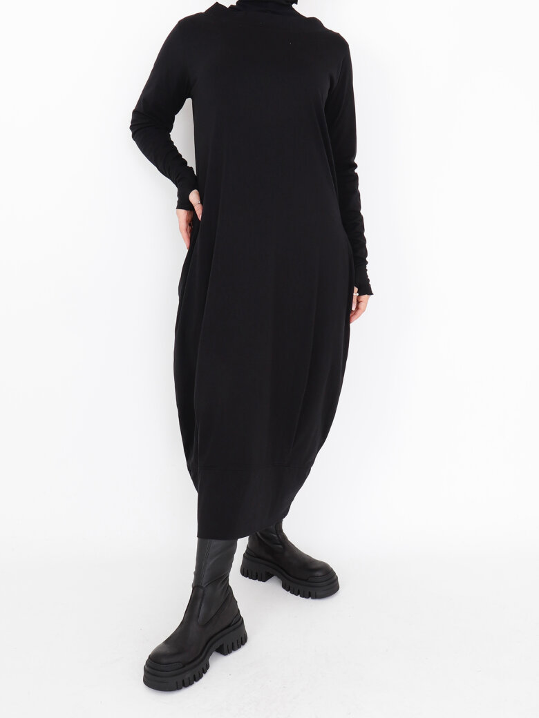 Sort Aarhus - Dress with boat neckline