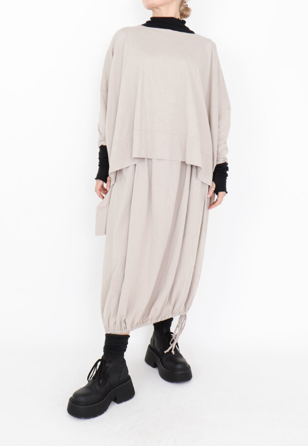 Sort Aarhus - Asymmetrisk bluse
