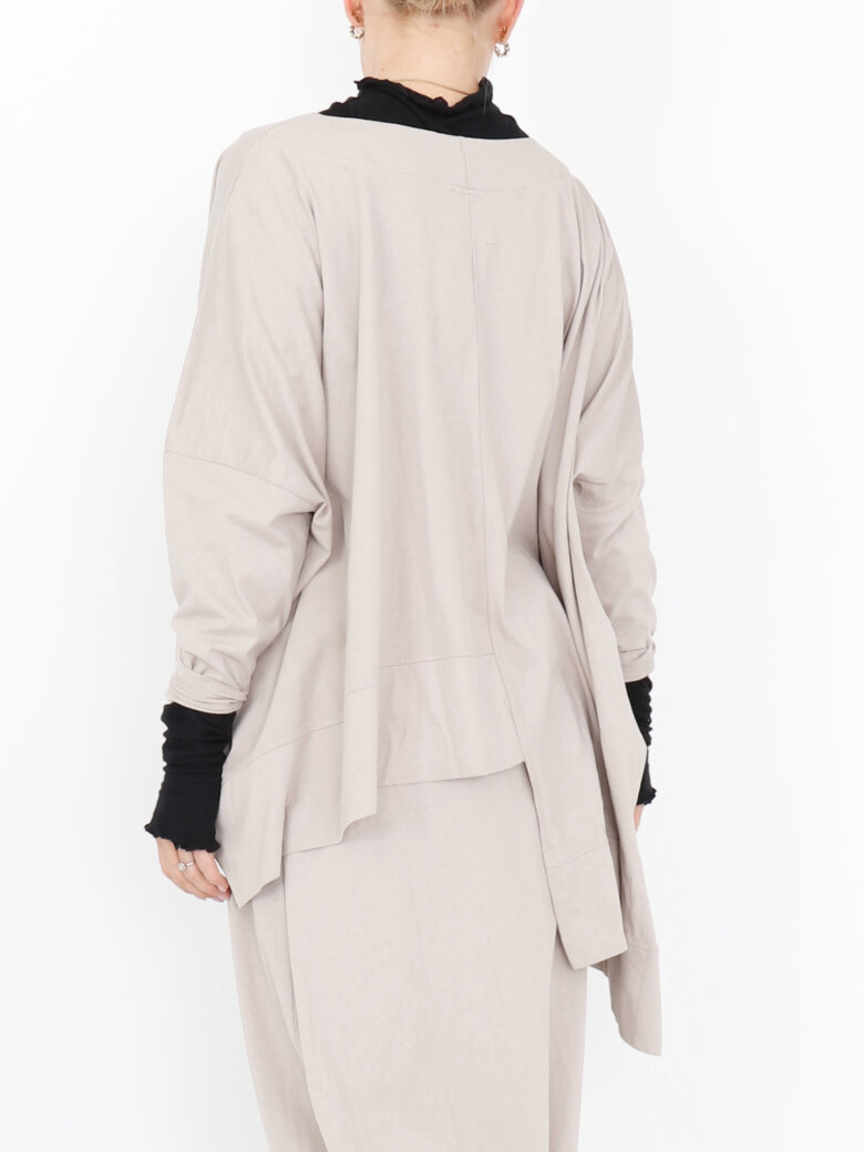 Sort Aarhus - Asymmetrisk bluse
