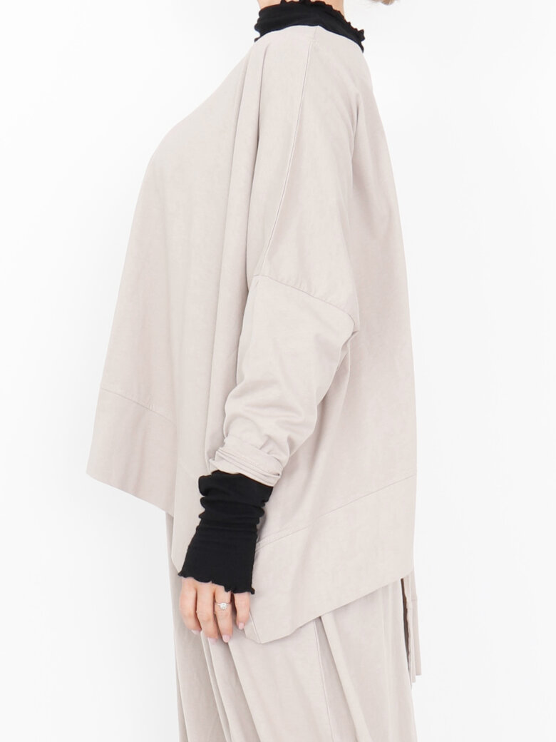 Sort Aarhus - Asymmetrisk bluse
