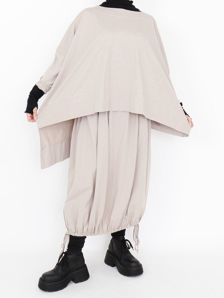 Sort Aarhus - Asymmetrisk bluse