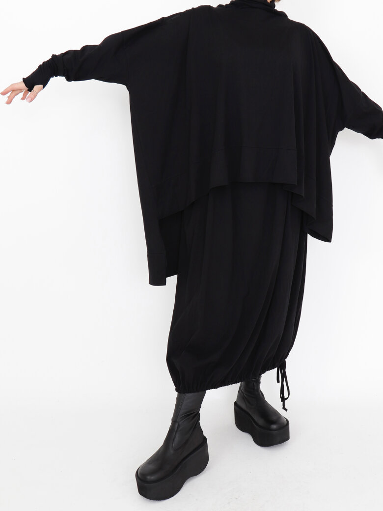Sort Aarhus - Asymmetrisk bluse