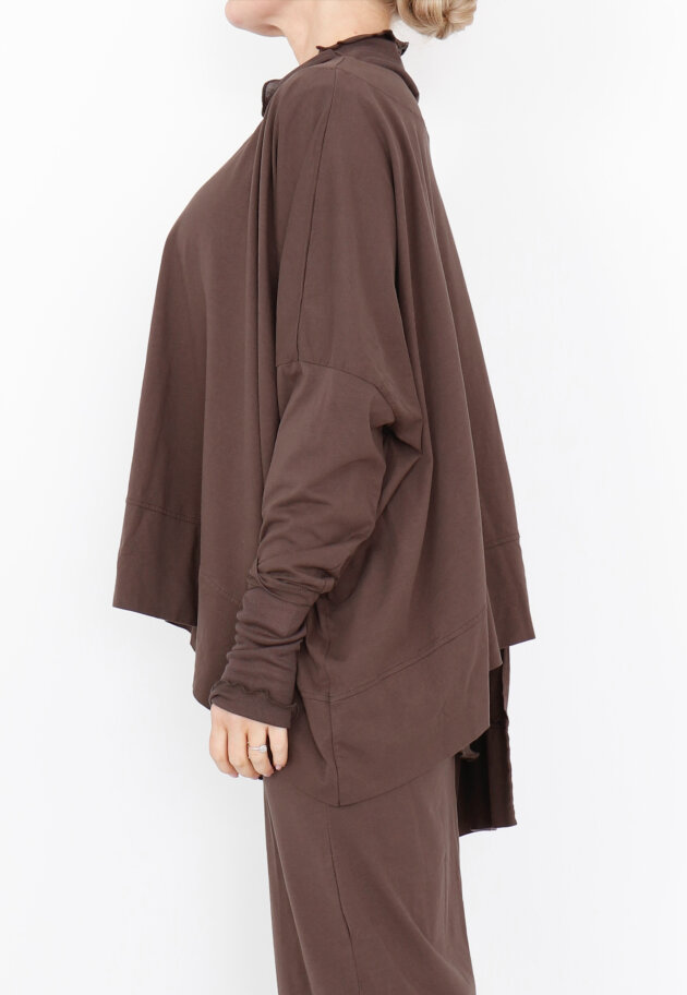 Sort Aarhus - Asymmetrisk bluse