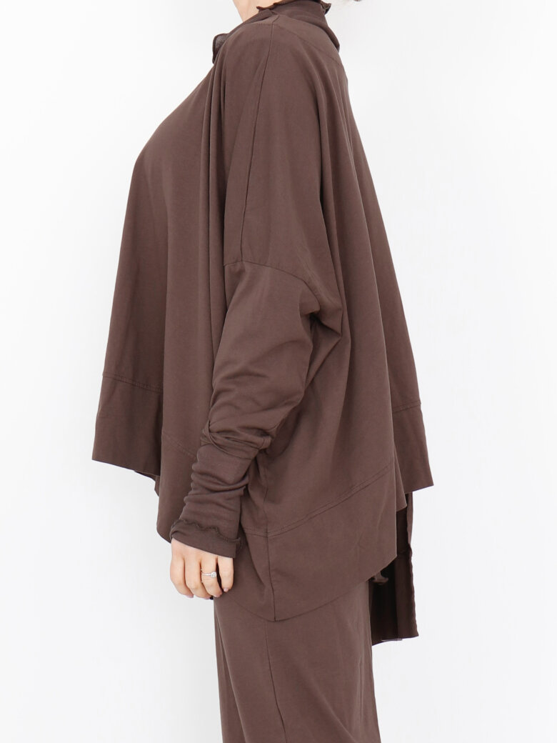 Sort Aarhus - Asymmetrisk bluse