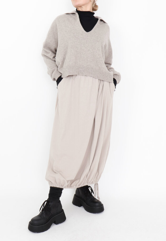 Sort Aarhus - Skirt with elastic waist band and pockets