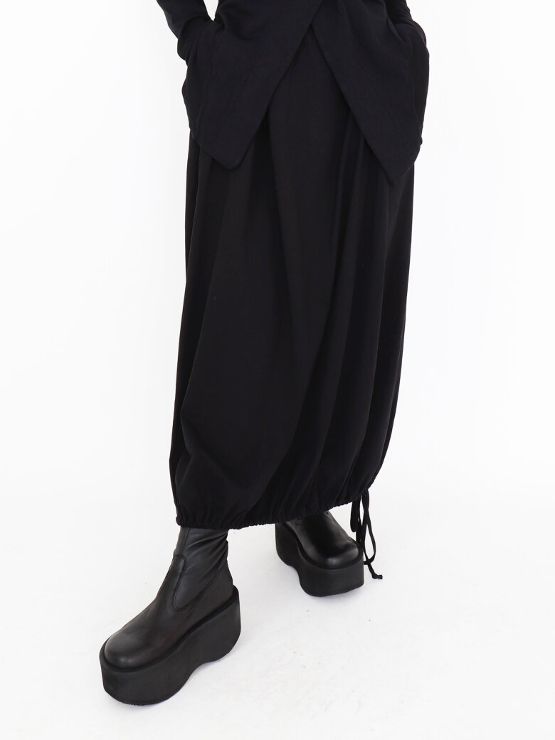 Sort Aarhus - Skirt with elastic waist band and pockets