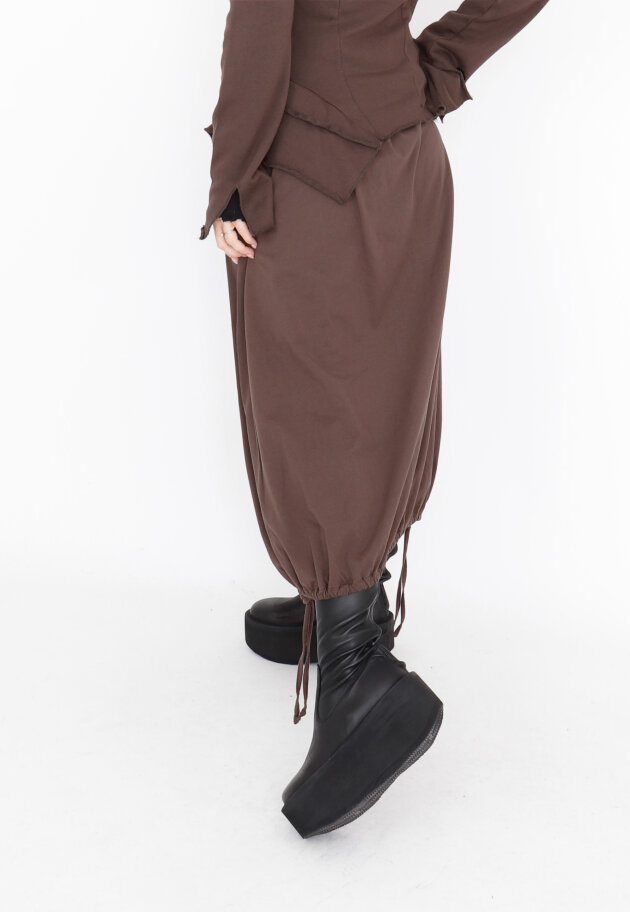 Sort Aarhus - Skirt with elastic waist band and pockets