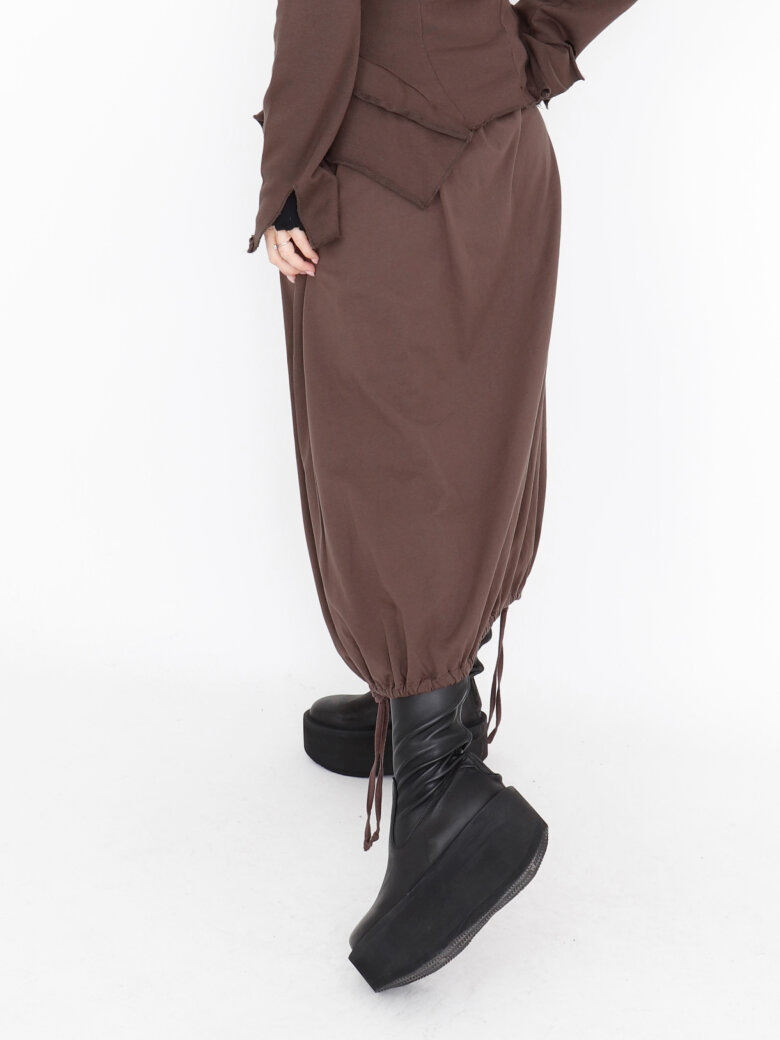 Sort Aarhus - Skirt with elastic waist band and pockets