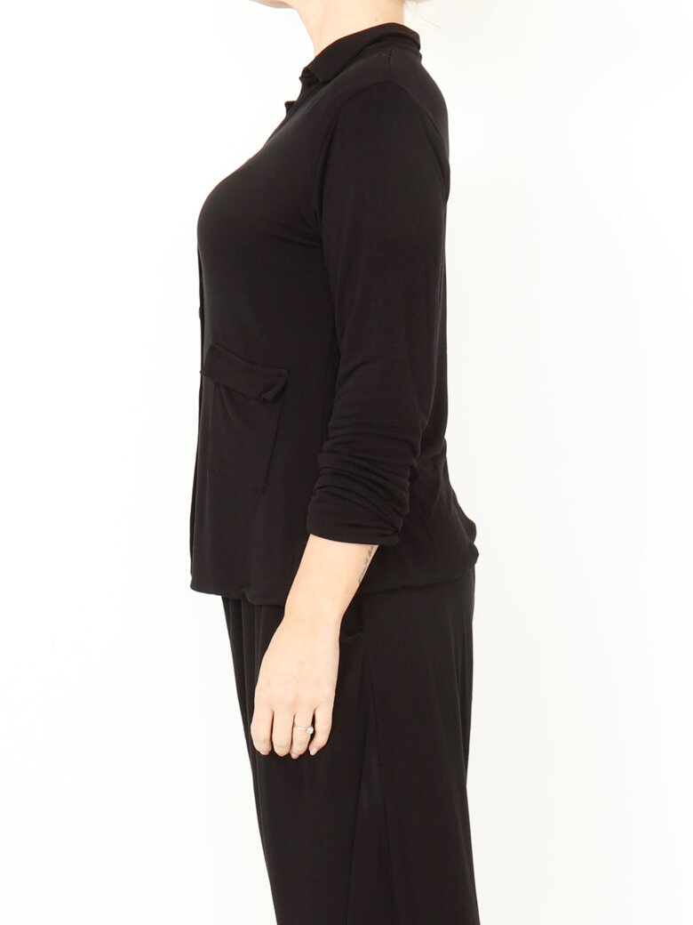 Sort Aarhus - Elegant blouse with buttons