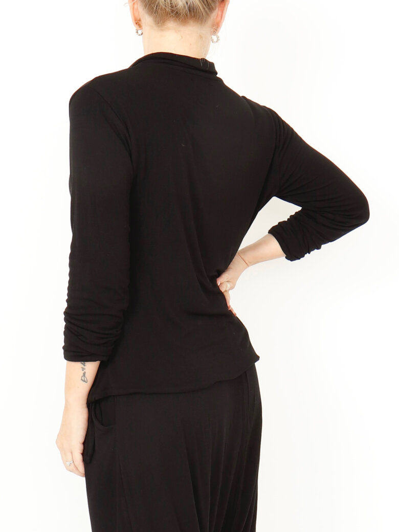 Sort Aarhus - Elegant blouse with buttons