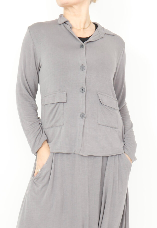 Sort Aarhus - Elegant blouse with buttons Sort Aarhus - Elegant blouse with buttons