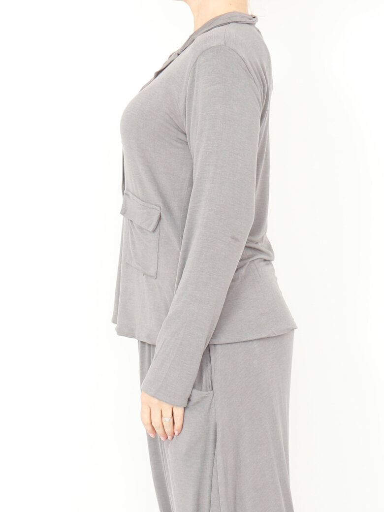 Sort Aarhus - Elegant blouse with buttons