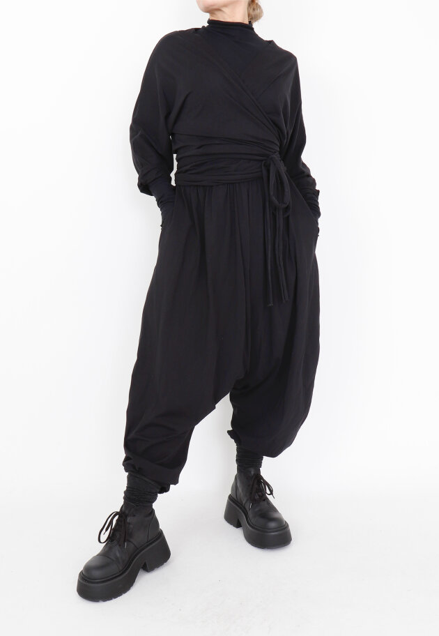 Sort Aarhus - Baggy pants with pockets