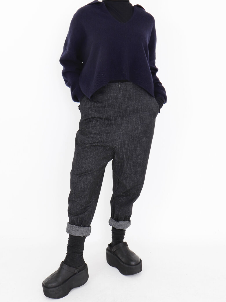Sort Aarhus - Baggy bukser i denim look