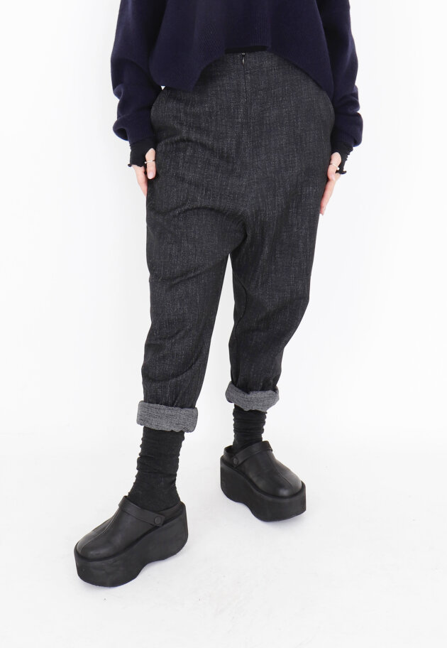 Sort Aarhus - Baggy bukser i denim look