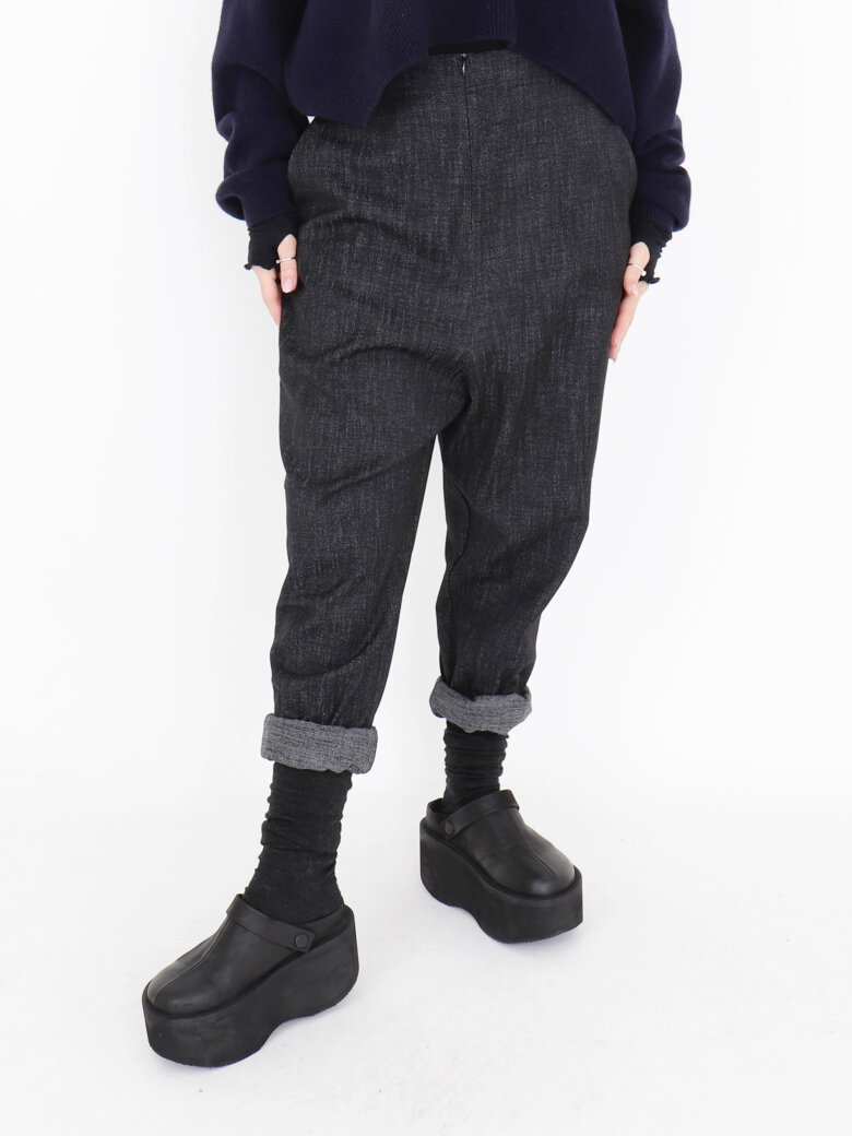 Sort Aarhus - Baggy bukser i denim look