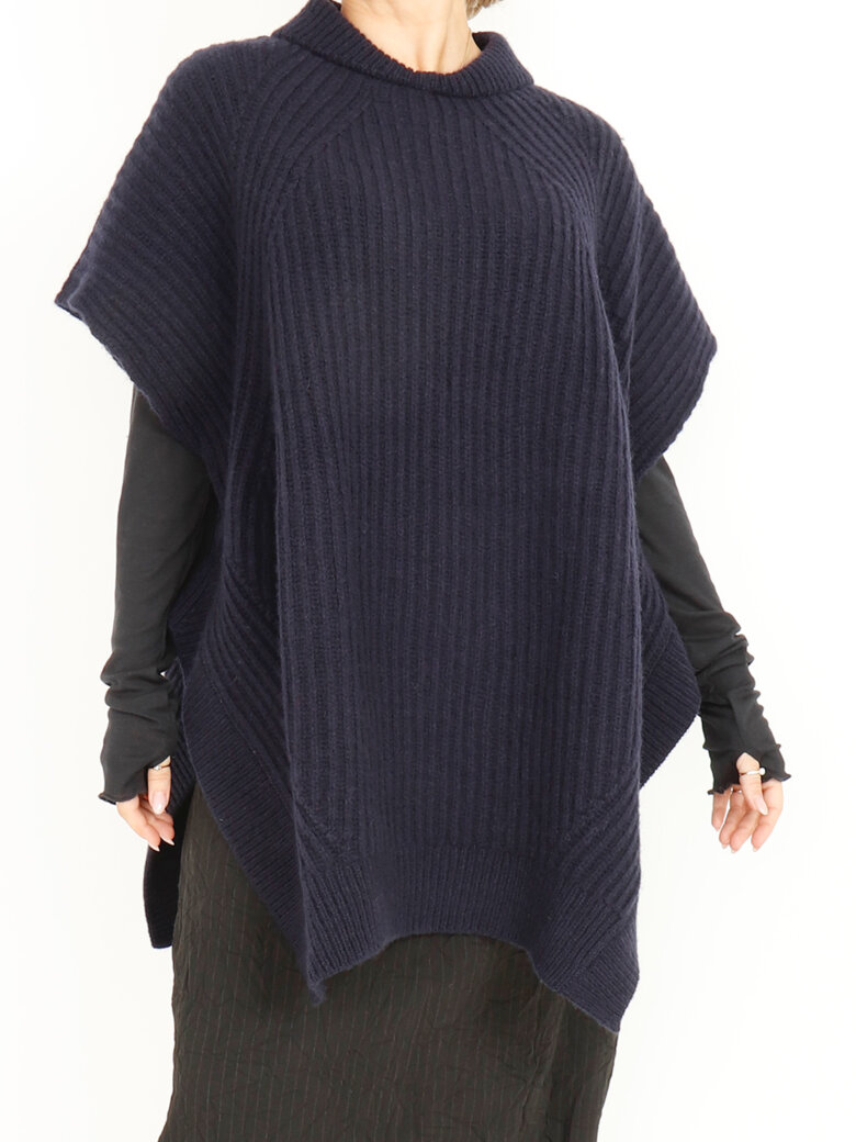 Sort Aarhus - Knitted oversize vest