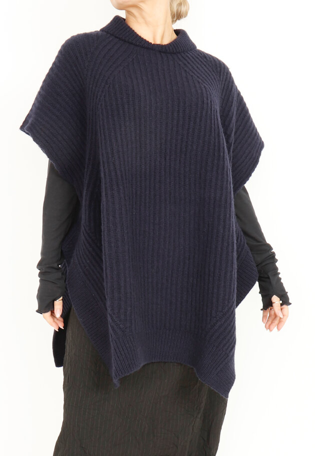 Sort Aarhus - Strikket oversize vest