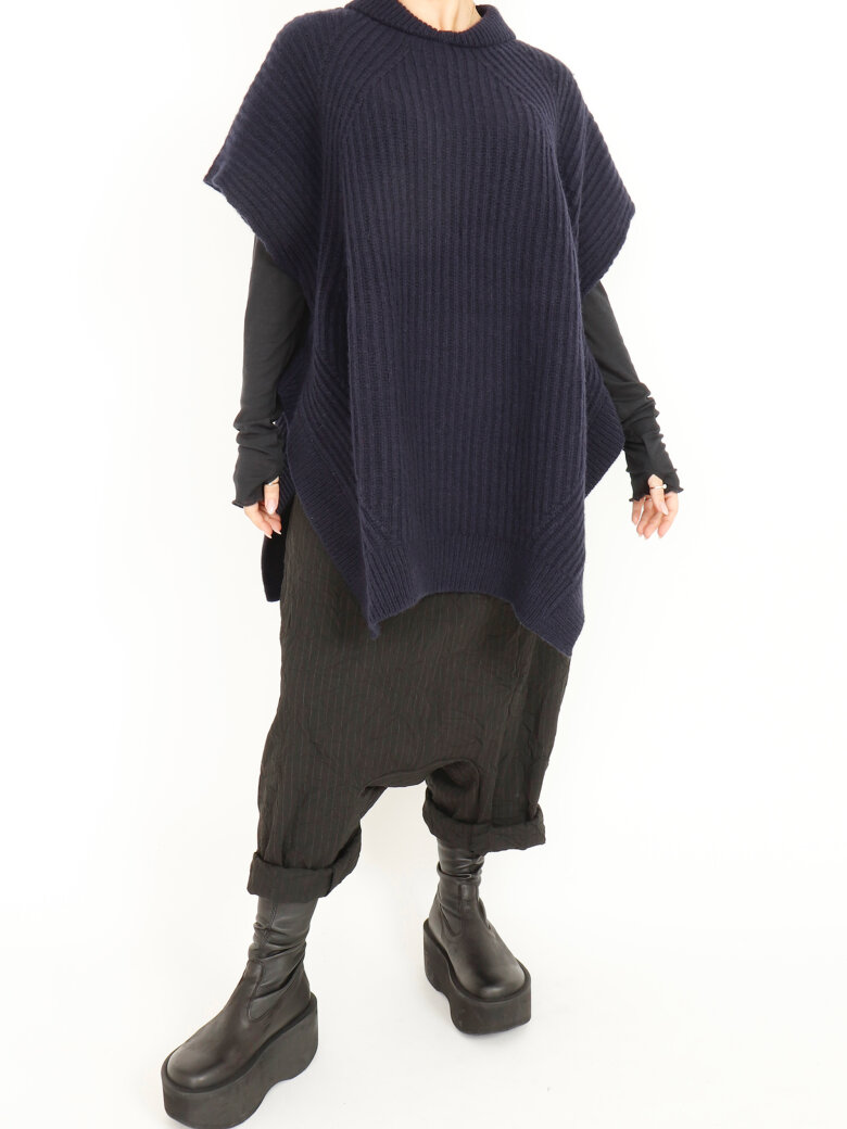 Sort Aarhus - Knitted oversize vest