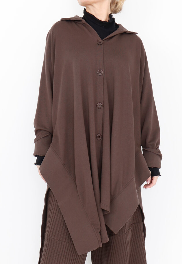 Sort Aarhus - Oversize shirt with buttons Sort Aarhus - Oversize shirt with buttons