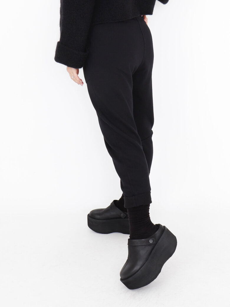 Sort Aarhus - Pants with pockets and elastic waist band