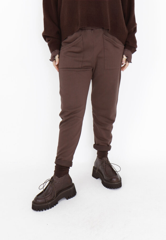 Sort Aarhus - Pants with pockets and elastic waist band