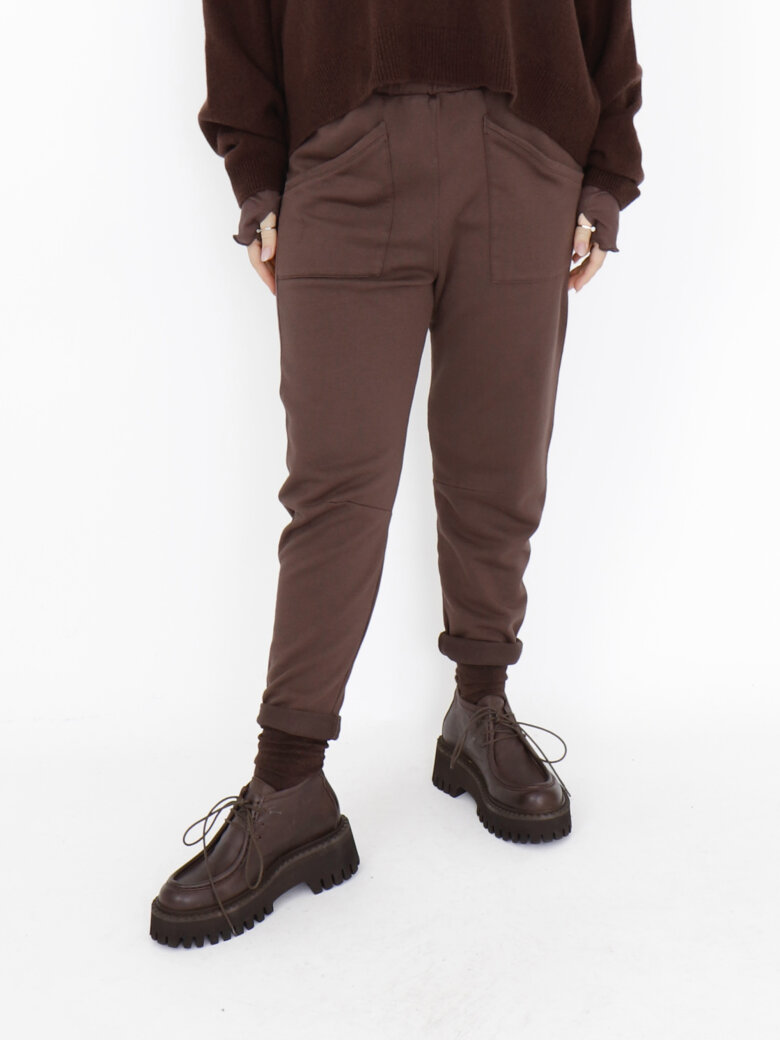 Sort Aarhus - Pants with pockets and elastic waist band