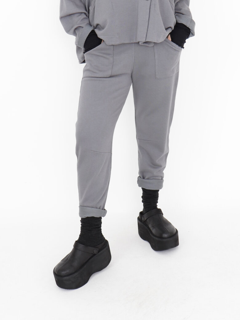Sort Aarhus - Pants with pockets and elastic waist band