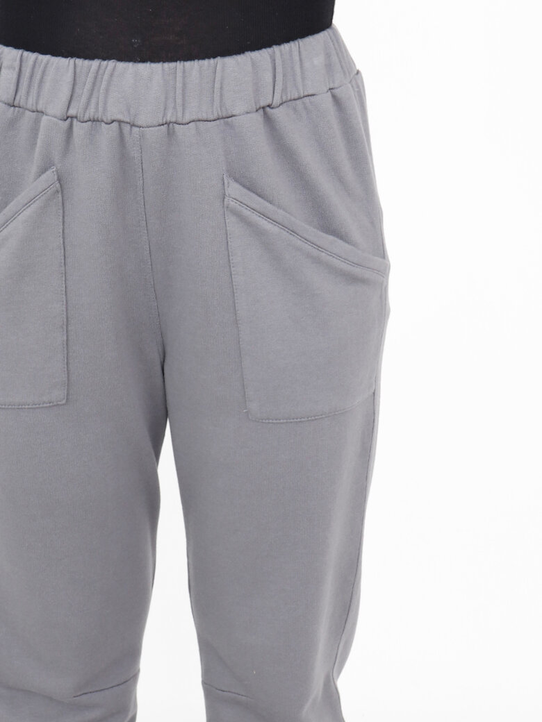 Sort Aarhus - Pants with pockets and elastic waist band