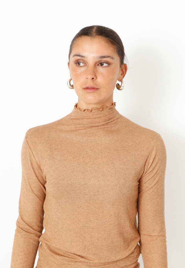 Sort Aarhus - Turtleneck blouse with thumb opening