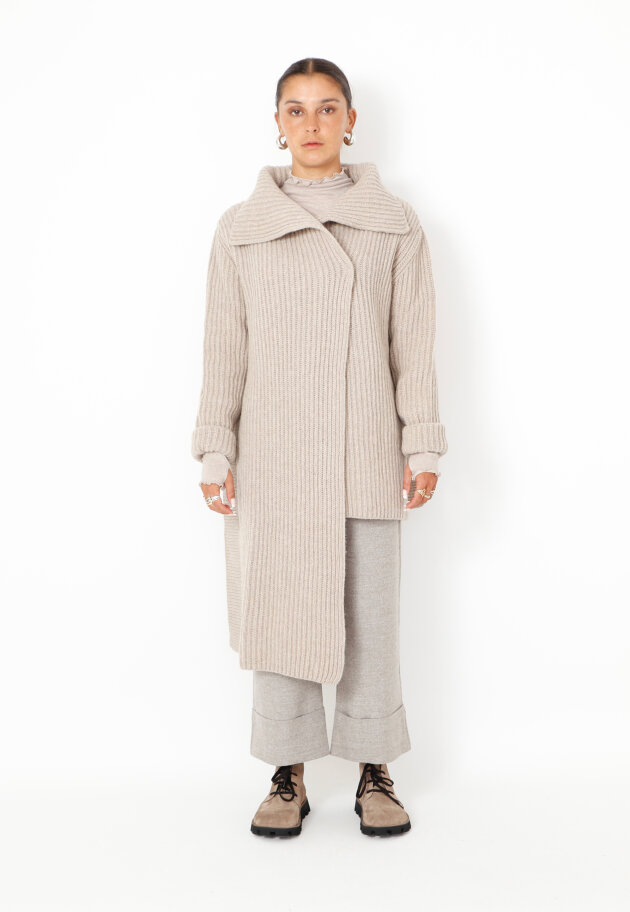 Sort Aarhus - Knitted oversize cardigan