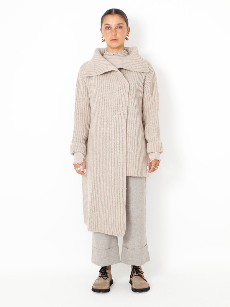 Sort Aarhus - Knitted oversize cardigan
