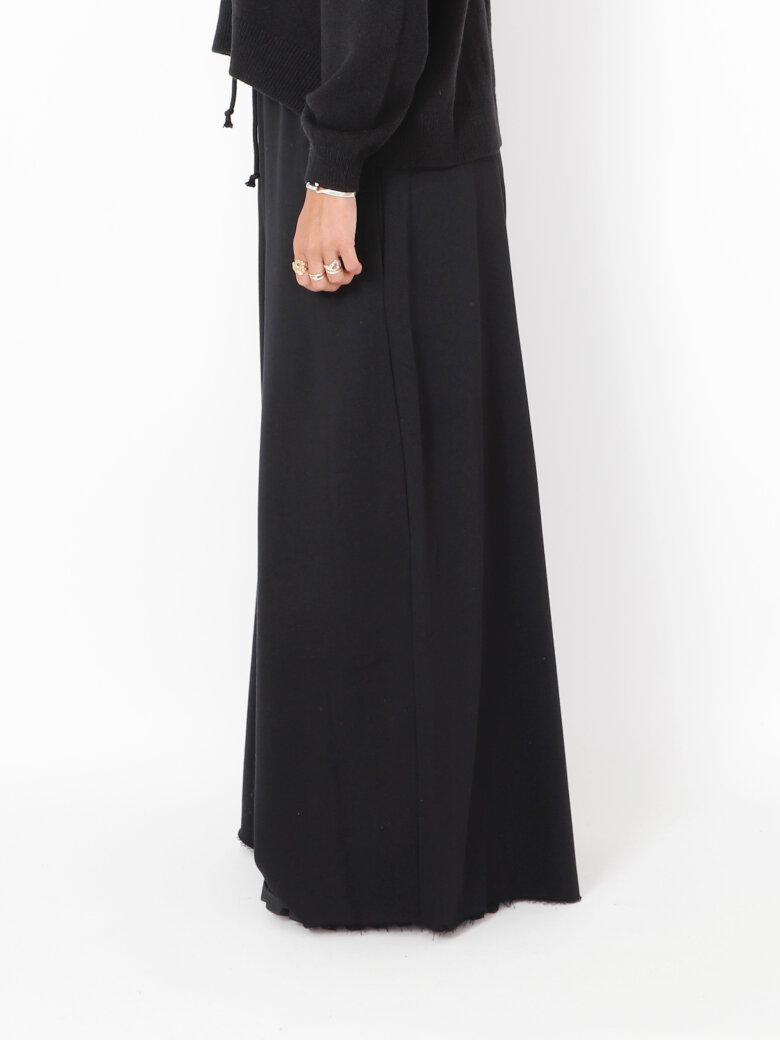 Sort Aarhus - Wide pants in cotton/modal