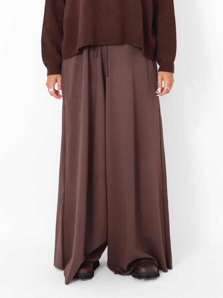 Sort Aarhus - Wide pants in cotton/modal